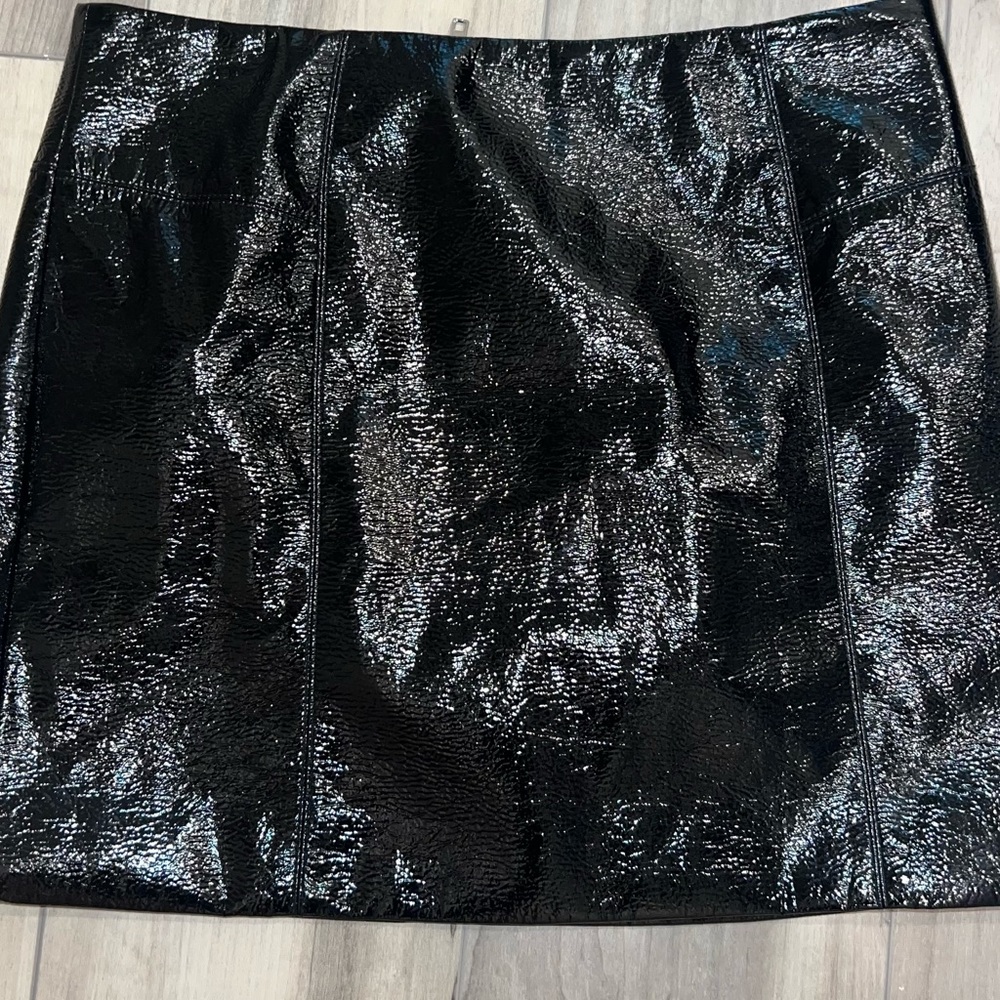 H&M Divided Leather Skirt, size 6
